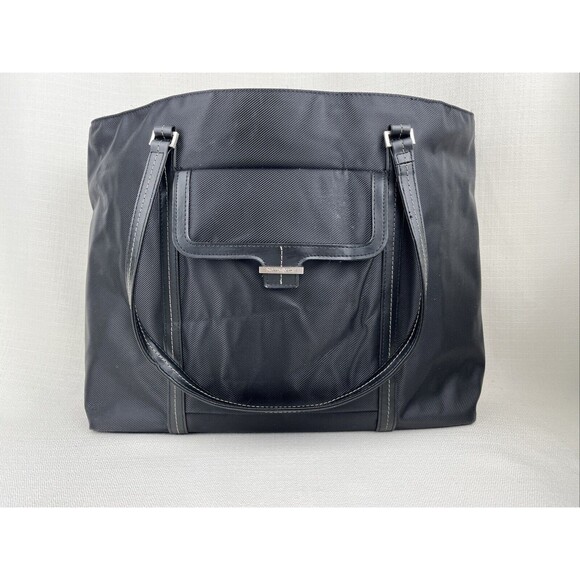 Samsonite Laptop Bag Padded‎ Tote Purse Carry-On Black Top Handles- Read - Picture 1 of 16
